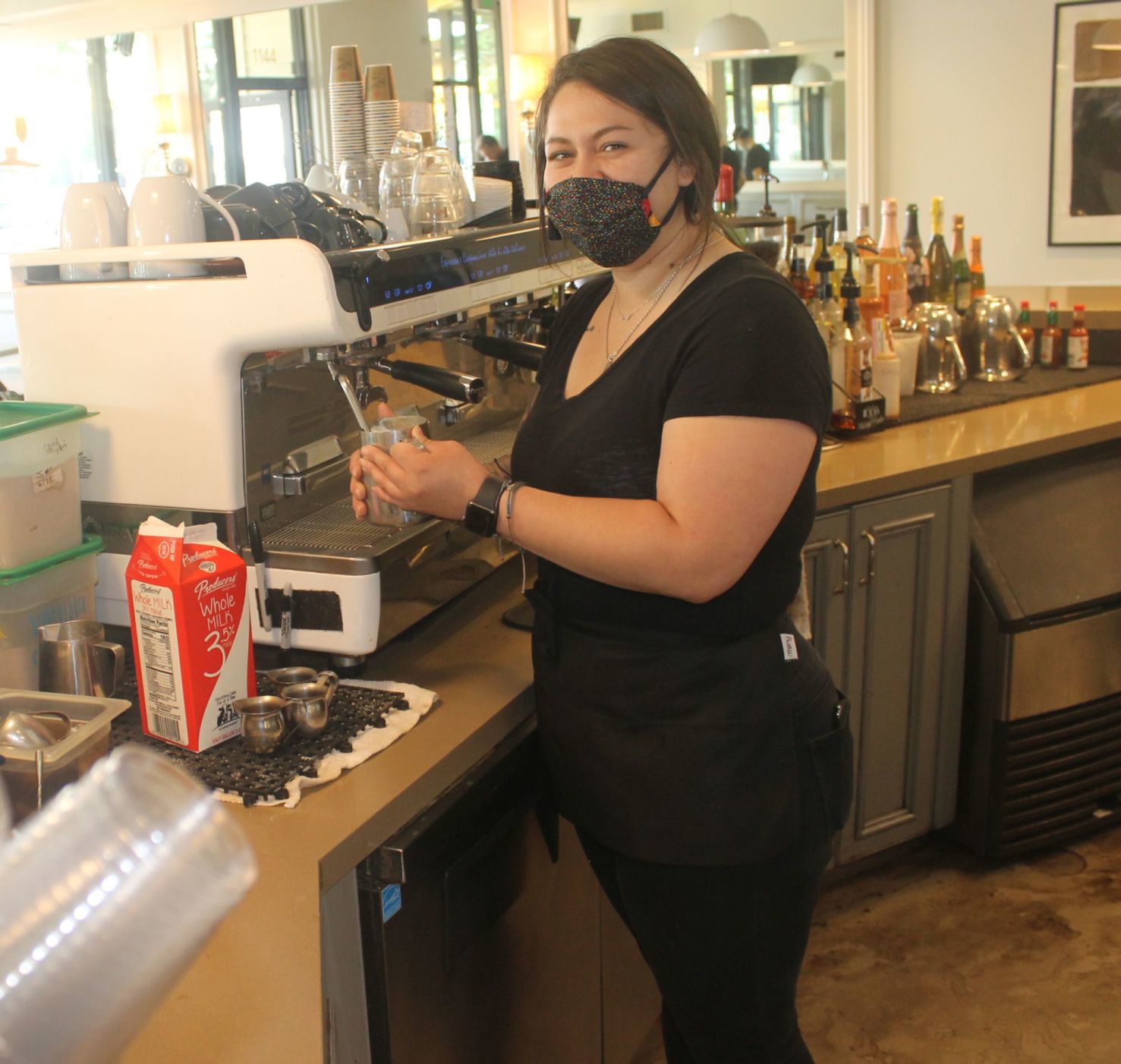 Jessica Mendez at Caffe Della Valle